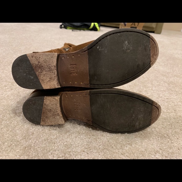 Frye Molly Suede Over the Knee Tassel Boots - Picture 2 of 4